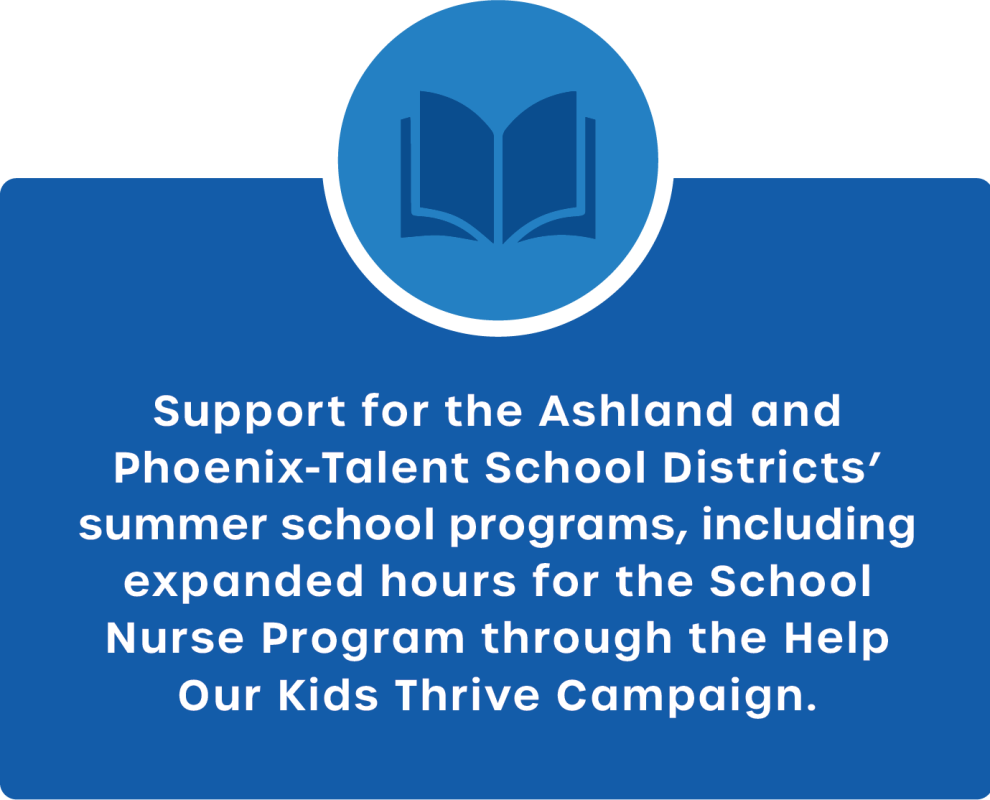 Charitable gifts supported school nurse program